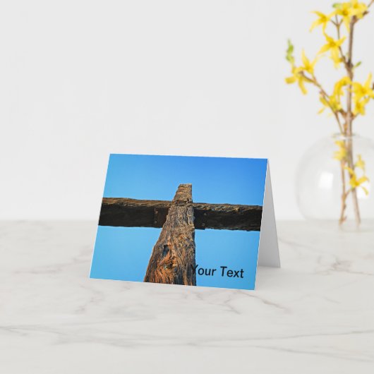 Ventura-Kreuz Karte (Gelbe Blume)