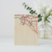 Ventura, Los Angeles, San Bernardino, Orange Postkarte (Stehend Vorderseite)