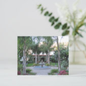 Ventura Mission Garden and Fotain Postkarte (Stehend Vorderseite)