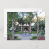 Ventura Mission Garden and Fotain Postkarte (Vorne/Hinten)