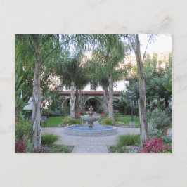Ventura Mission Garden and Fotain Postkarte