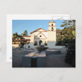 Ventura Mission von Mall über Main St. Postkarte (Vorne/Hinten)