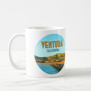 Ventura Pier Beach California Vintag Kaffeetasse