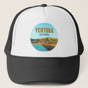Ventura Pier Beach California Vintag Truckerkappe