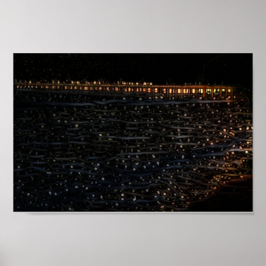 Ventura Pier Nights Print Poster Paper (Matte) (Vorne)