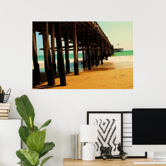 Ventura Pier Poster (Heimbüro)