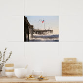 Ventura Pier Waves | El Nino Poster (Küche)