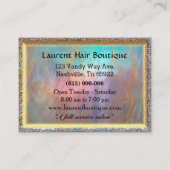 Ventura schnitt Hairstylist-Salon 3,5" x 2,5" Visitenkarte (Rückseite)