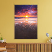 Ventura Staat Beach bei Sunset Leinwanddruck (Insitu (Wohnzimmer))