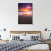 Ventura Staat Beach bei Sunset Leinwanddruck (Insitu (Schlafzimmer))