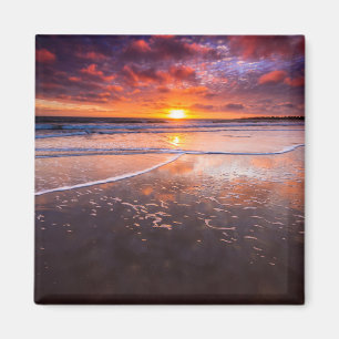 Ventura Staat Beach bei Sunset Magnet