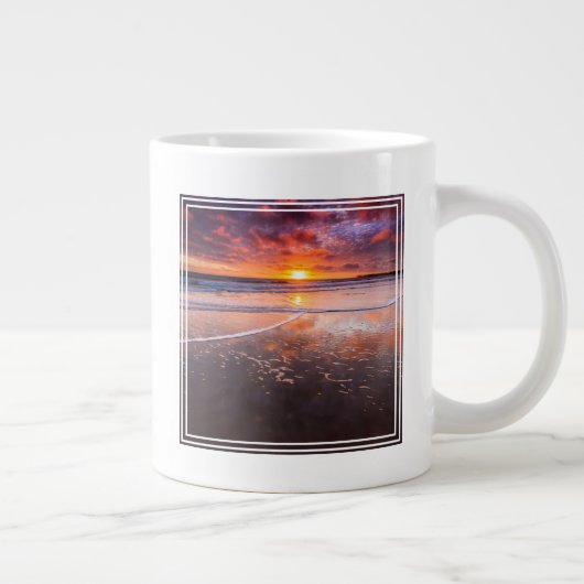 Ventura Staat Beach Jumbo-Tasse (Rechts)