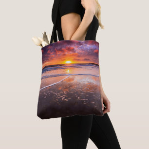 Ventura State Beach bei Sonnenuntergang Tasche
