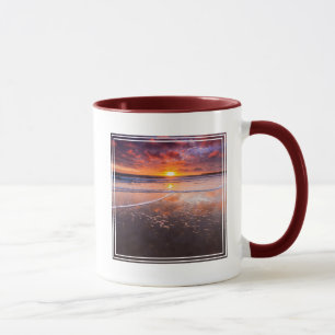 Ventura State Beach bei Sonnenuntergang Tasse