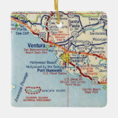 Ventura Vintage Karte Keramikornament (Vorderseite)