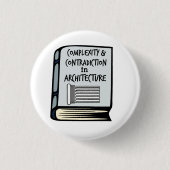 Venturikomplexitäts-u. -widerspruch-Buch-Knopf Button (Vorderseite)