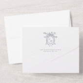 Venue Sketch | Church Wedding All In One Einladung (Rückseite)