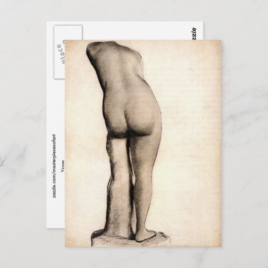 Venus (1886-87) Van Gogh Fine Art Postkarte (Vorne/Hinten)