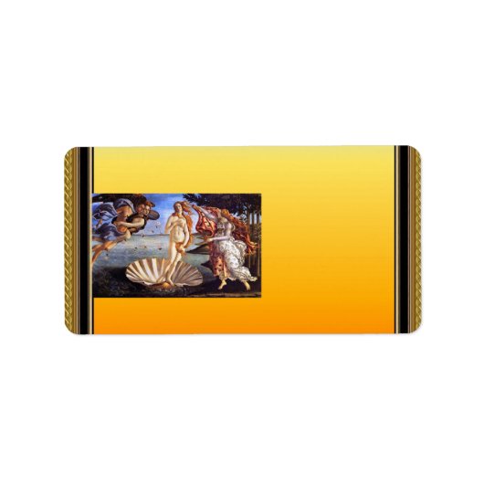 Venus-Adressenkennzeichnung Adressaufkleber (Vorne)