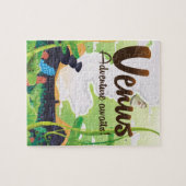 Venus Adventure wartet auf ein Reiseplakat Puzzle (Horizontal)