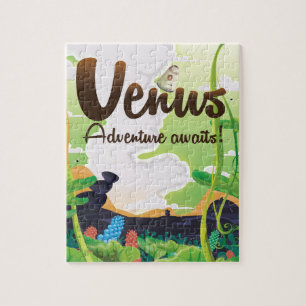 Venus Adventure wartet auf ein Reiseplakat Puzzle