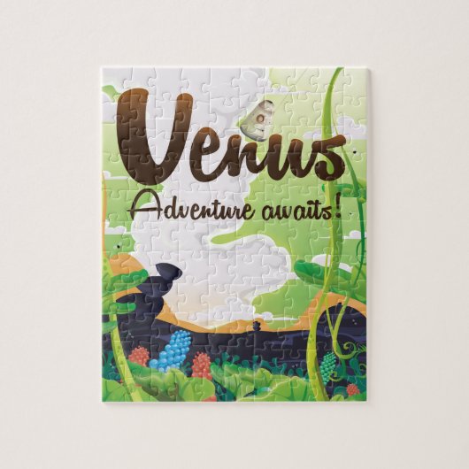 Venus Adventure wartet auf ein Reiseplakat Puzzle (Vertikal)