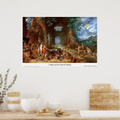 Venus an der Schmiede des Vulkans Poster (Küche)