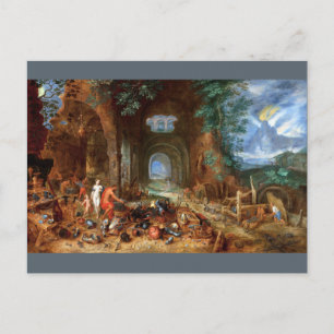 Venus an der Schmiede des Vulkans Postkarte