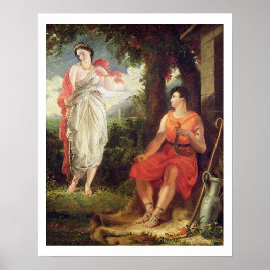 Venus and Anchises, 1826 Poster (Vorne)