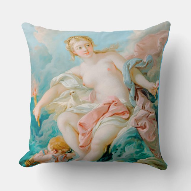 Venus auf den Waves von François Boucher Kissen (Vorderseite)