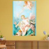 Venus auf den Waves von François Boucher Leinwanddruck (Insitu (Wohnzimmer))