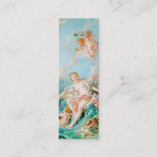 Venus auf den Waves von François Boucher Lesezeich Mini Visitenkarte