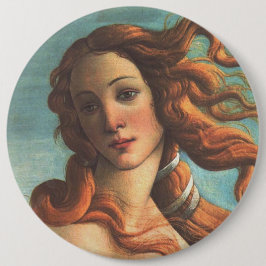 Venus auf der halben Muschel (Detail) Button