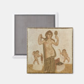 Venus auf ihrer Toilette Magnet (Vorderseite/Rückseite)