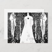 Venus between Terminal Gods by Aubrey Beardsley Postkarte (Vorne/Hinten)