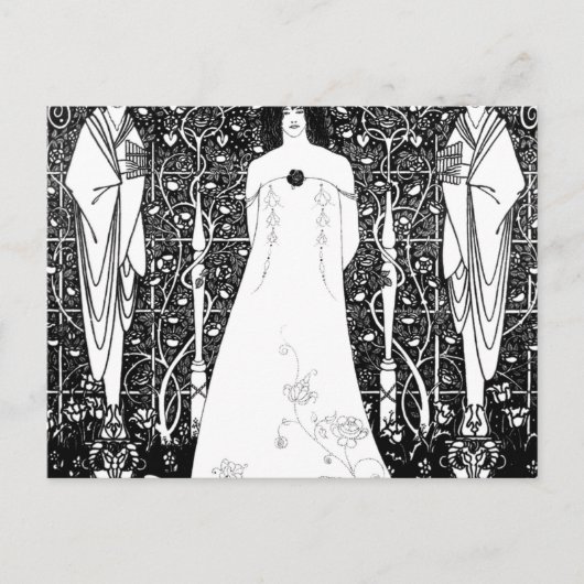 Venus between Terminal Gods by Aubrey Beardsley Postkarte (Vorderseite)
