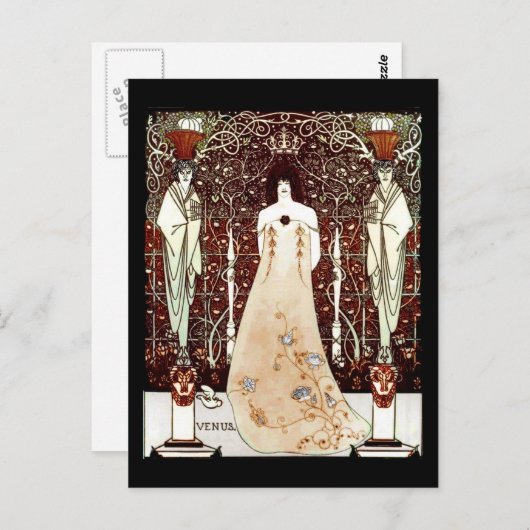 Venus between Terminal gods Postkarte (Vorne/Hinten)