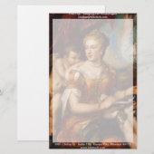 Venus Blindfold Cupid Briefpapier (Vorne/Hinten)