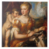 Venus Blindfold Cupid Fliese (Vorderseite)