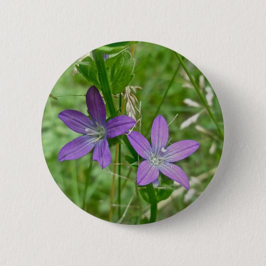 Venus Blioking Glass Wildblume Button (Vorderseite)