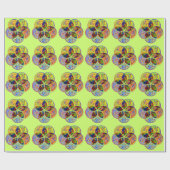 Venus Blume - Basic - Blume Power Geschenkpapier (Flach)