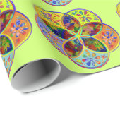 Venus Blume - Basic - Blume Power Geschenkpapier (Rolleneckpunkt)