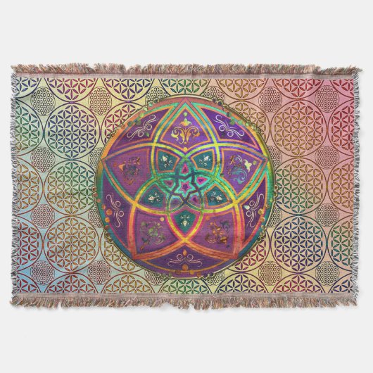 Venus-Blume der Liebe - feine Kunst - Decke (Vorderseite)