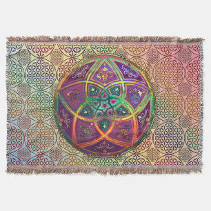 Venus-Blume der Liebe - feine Kunst - orientalisch Decke