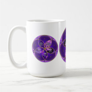 Venus Blume der Liebe fineART violett pink Kaffeetasse