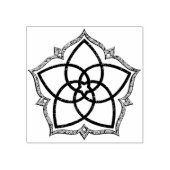Venus-Blume der Liebe - Lotus 1 Gummistempel (Prägung)