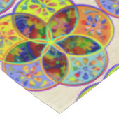 Venus Blume der Liebe schöne Künste BLUME POWER Tischdecke (Schrägansicht)