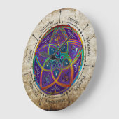 Venus Blume der Liebe schöne Künste Orientale Anti Große Wanduhr (Winkel)