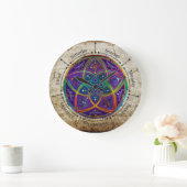 Venus Blume der Liebe schöne Künste Orientale Anti Große Wanduhr (Zuhause)