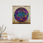 Venus Blume der Liebe schöne Künste Orientale Anti Poster (Küche)